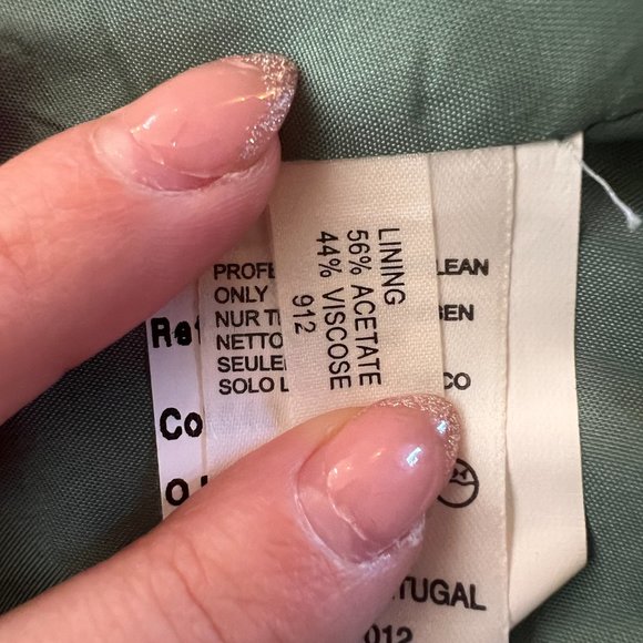 Aquascutum London Vintage Velvet Blazer Mint Green - Picture 4 of 6